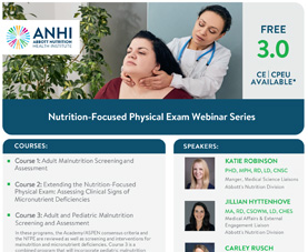 Preview image for Event Flyer titled "Adult Malnutrition Screening and Assessment."